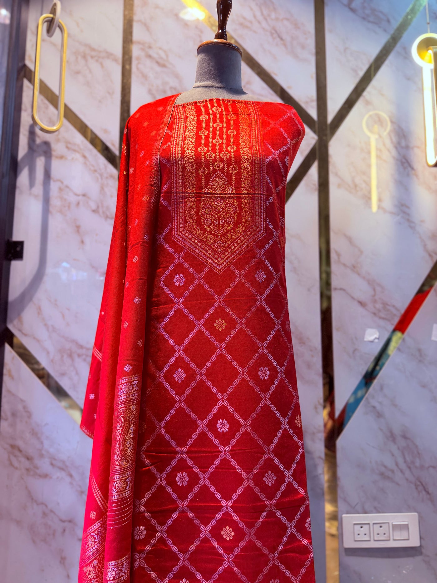 Premium kani Wollen Party Suits (100% Handmade)