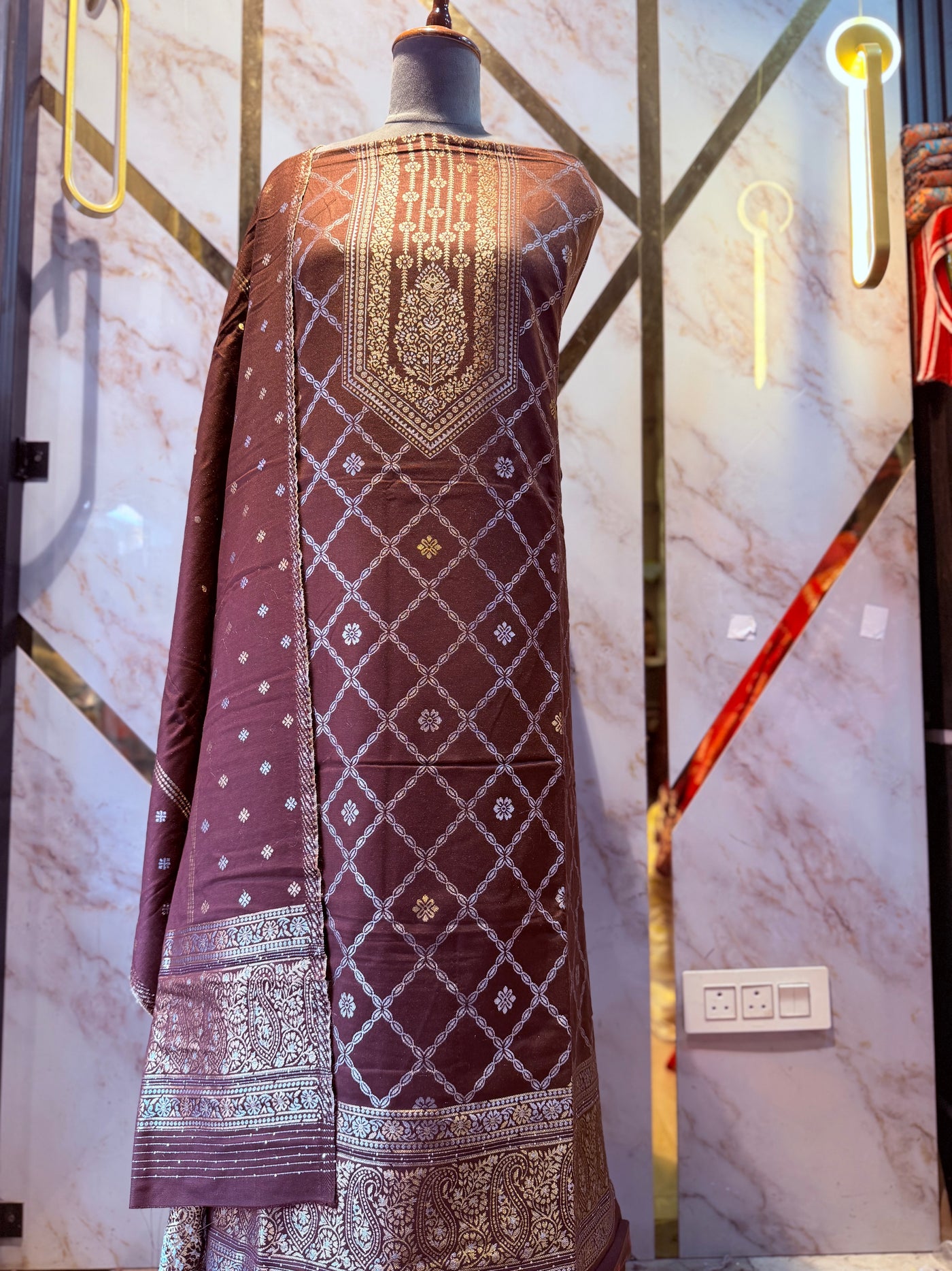 Premium kani Wollen Party Suits (100% Handmade)