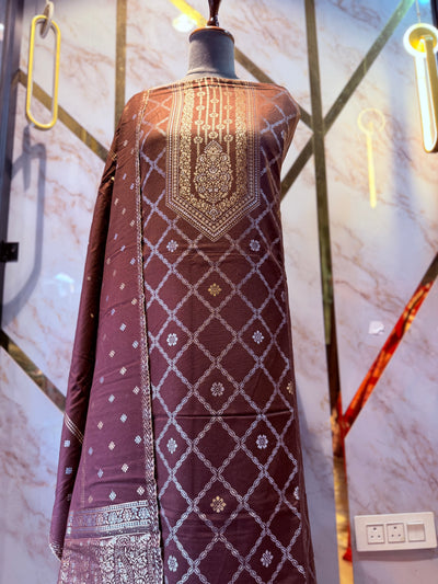 Premium kani Wollen Party Suits (100% Handmade)