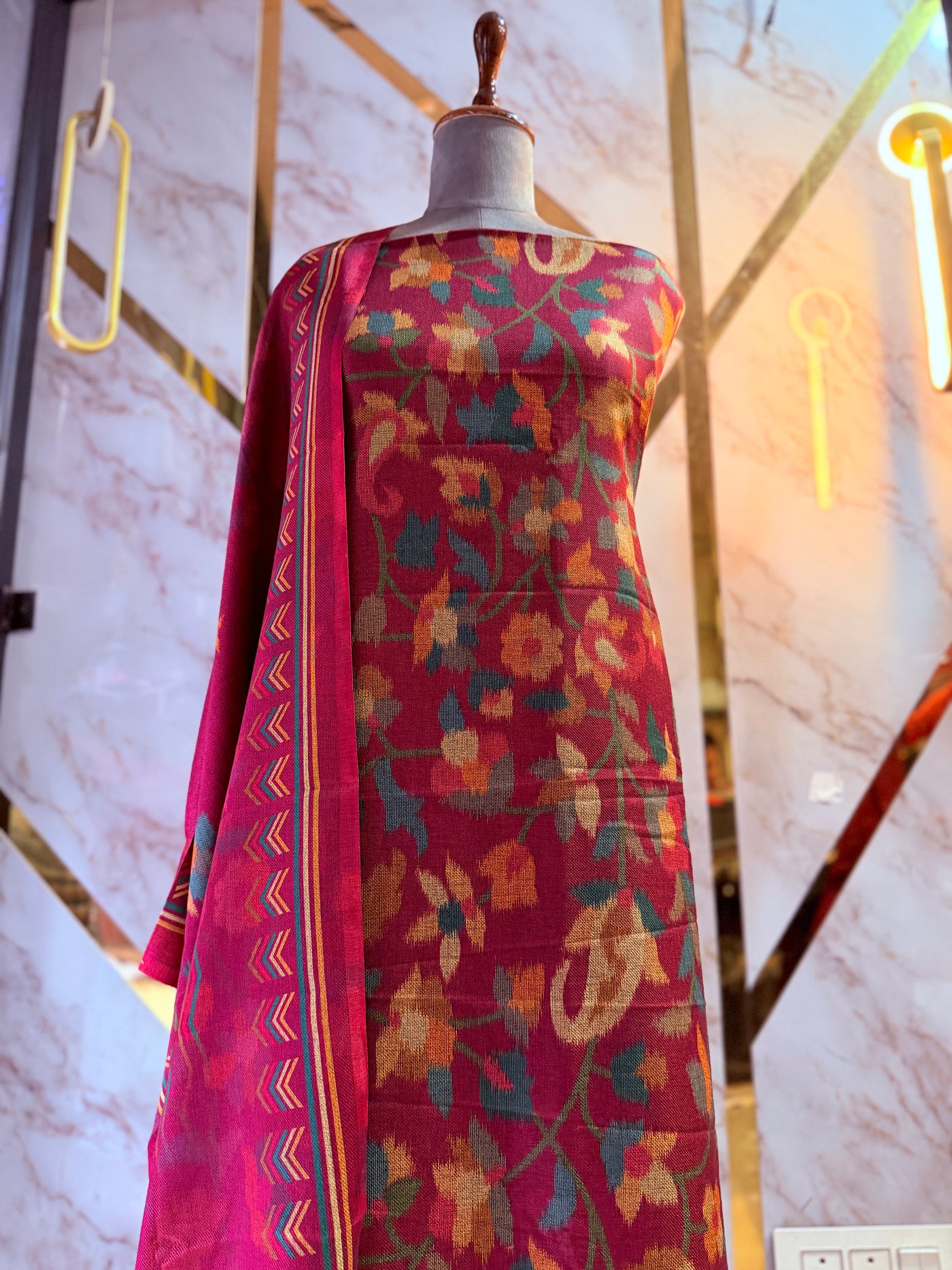 Premium Shimar Pashmina kani print Suit