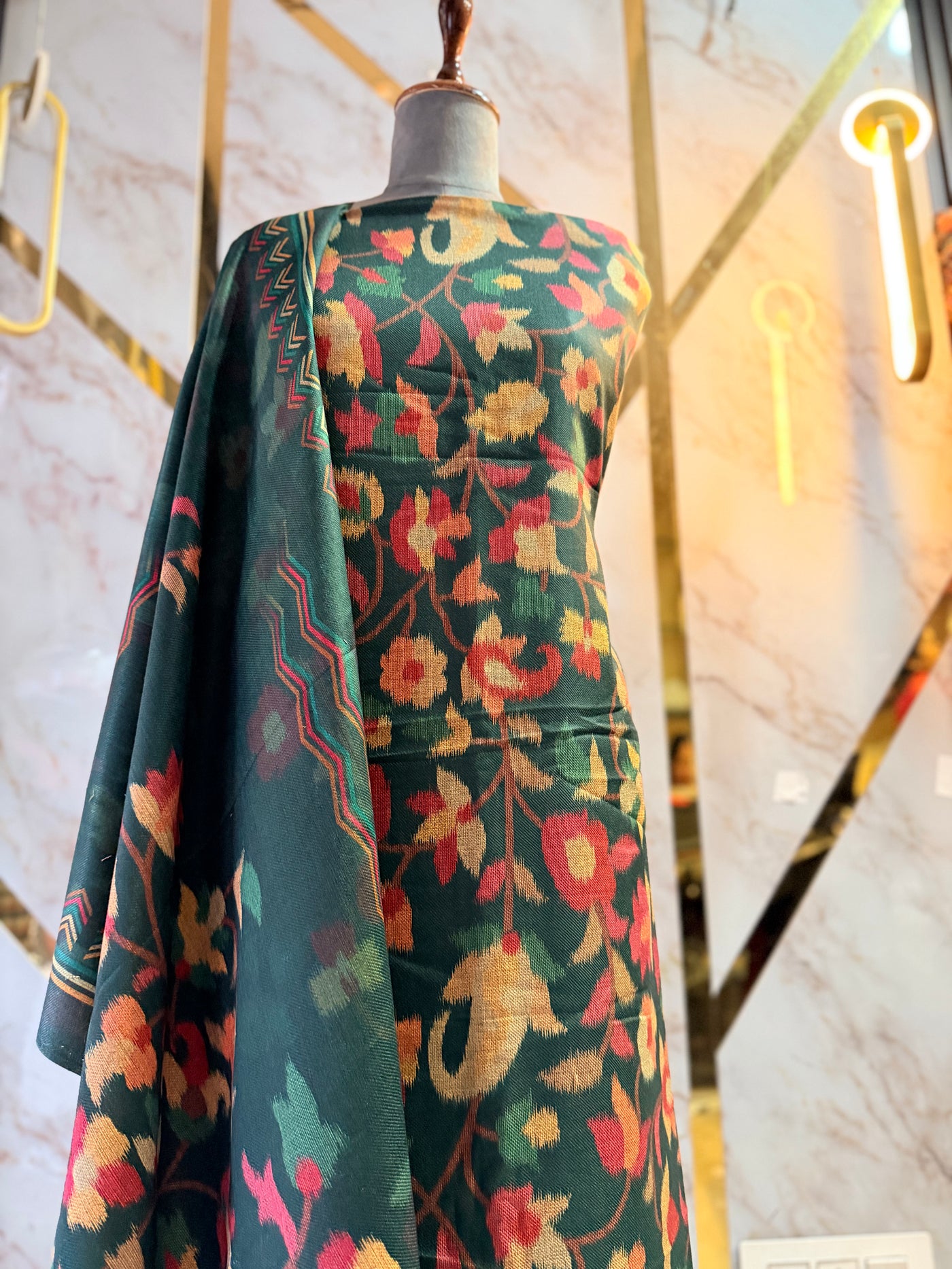 Premium Shimar Pashmina kani print Suit