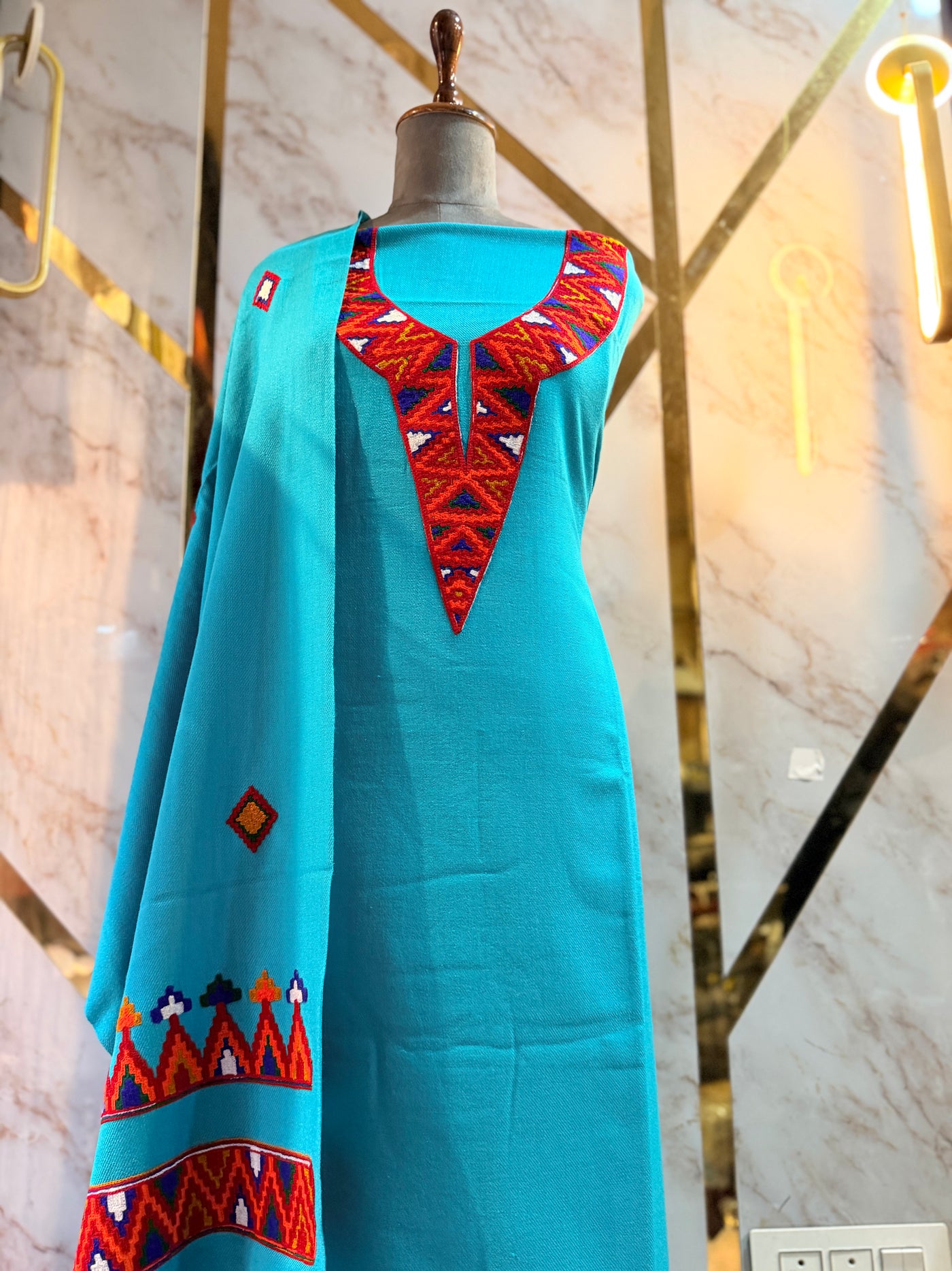 Pure winter 🥶 kinnauri temple 🛕 (hand made ) suit