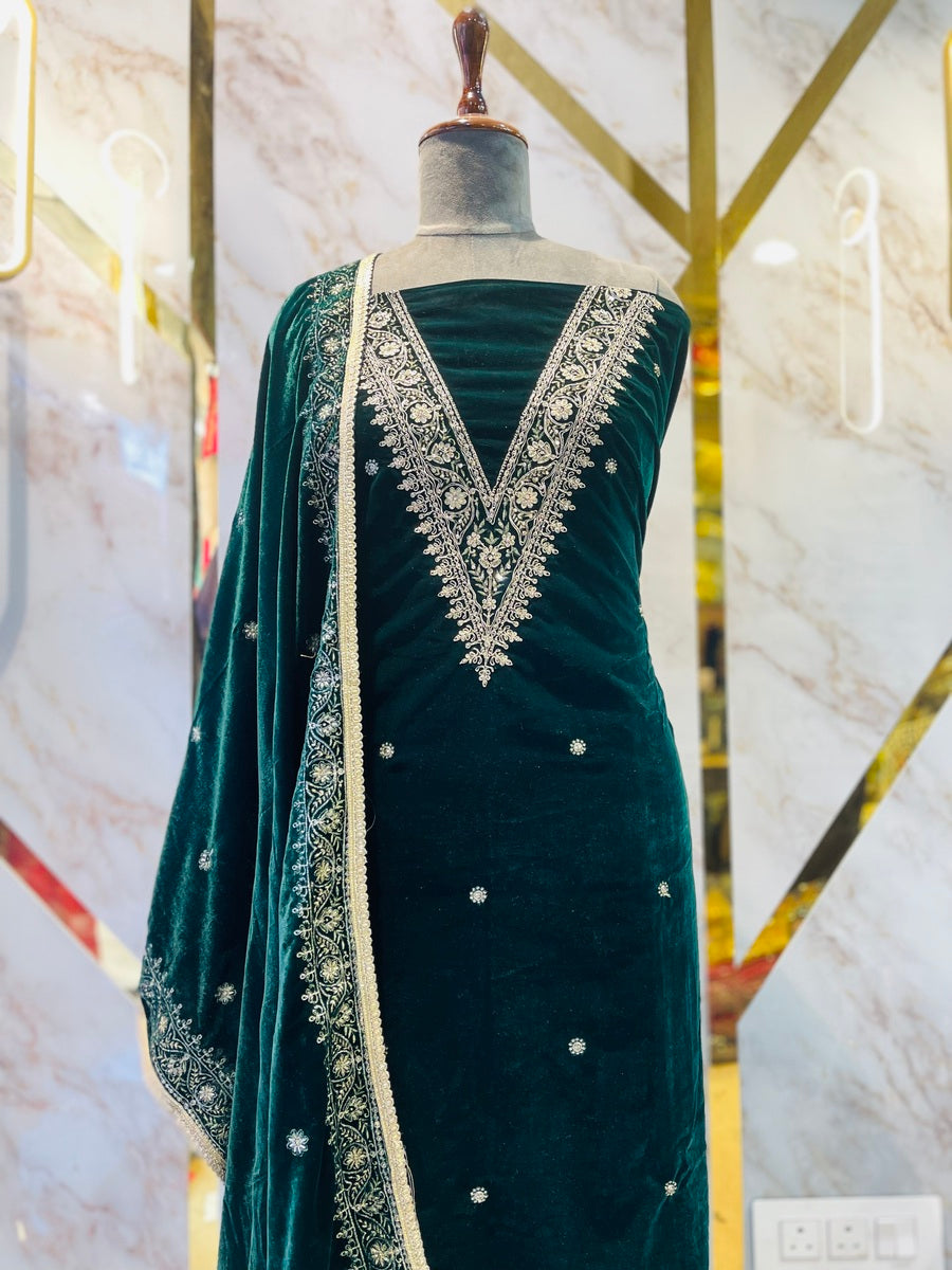 Premium  velvet  🥶 suit velvet bottom