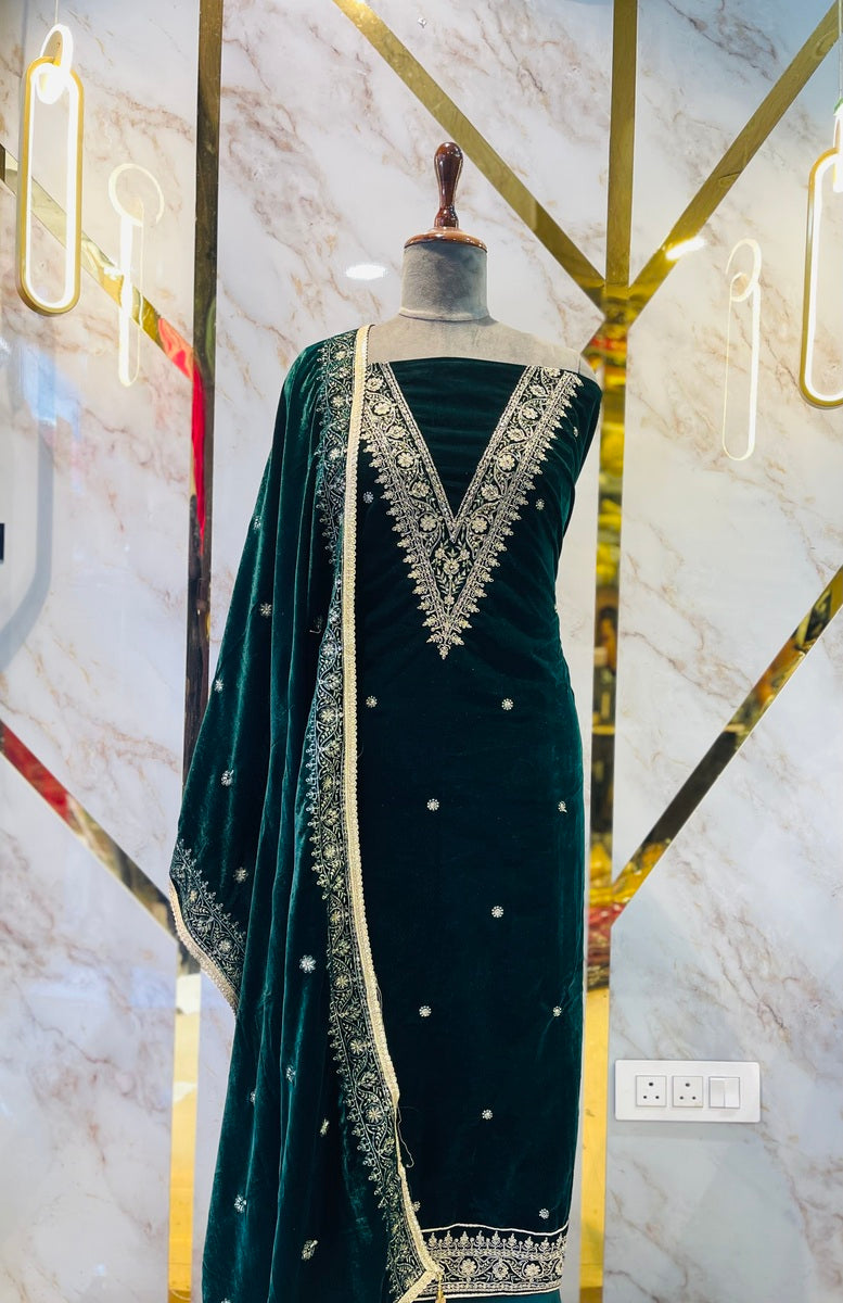 Premium  velvet  🥶 suit velvet bottom