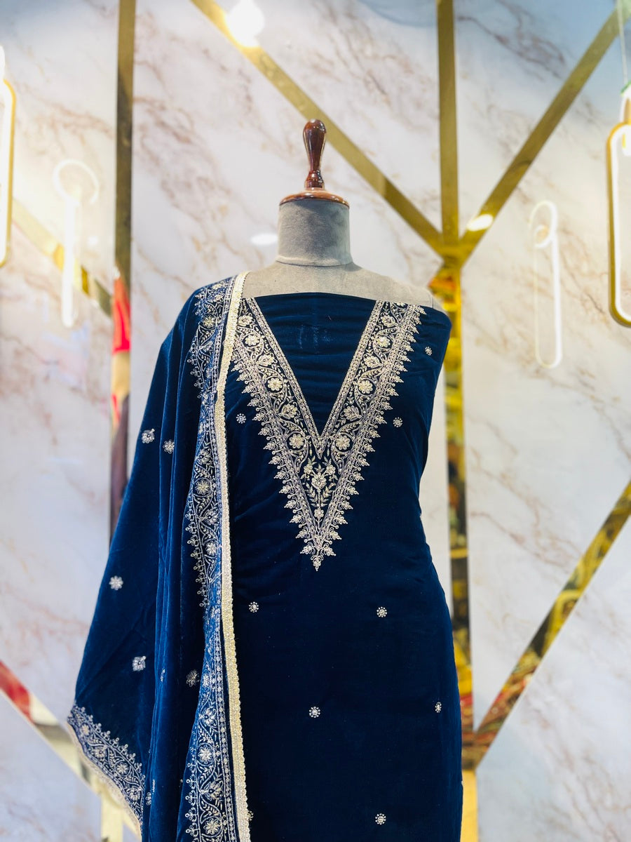 Premium  velvet  🥶 suit velvet bottom