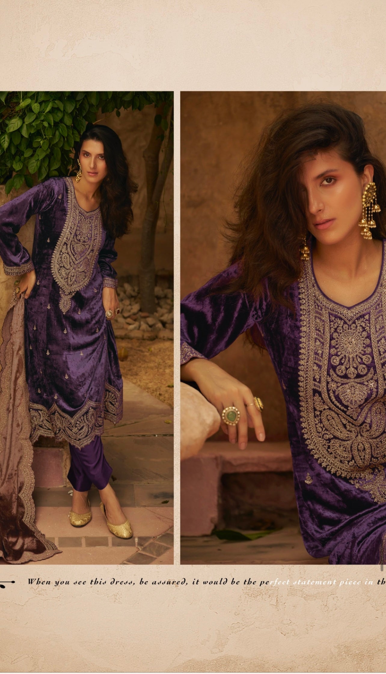 Premium Viscos Velvet Suits