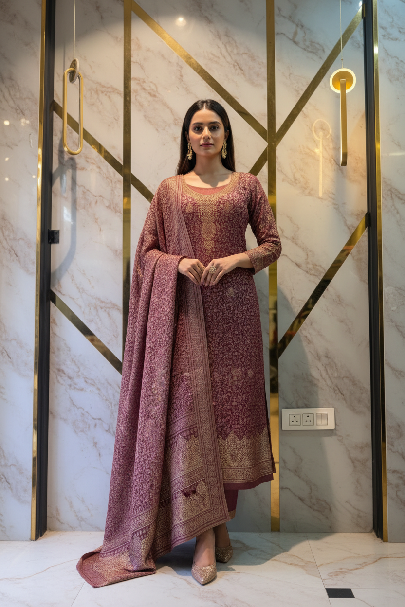 Premium Gold woollen party 🎉 suit