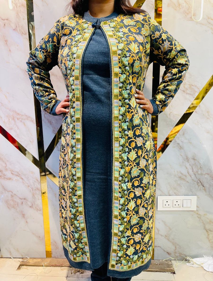 Beautiful Kashmiri winter 🥶 Ready made jacket suit