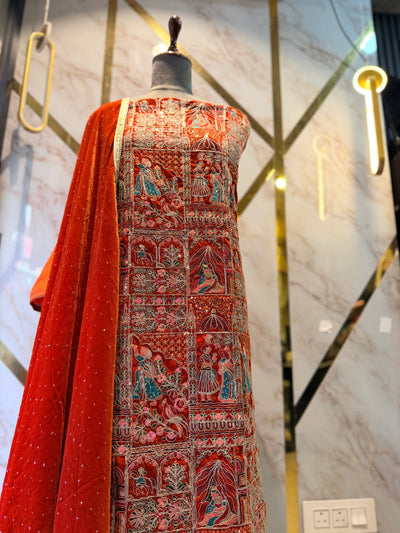 Premium Raja Rani velvet  🥶 suit velvet bottom