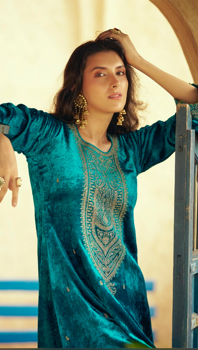 Premium Viscos Velvet Suits