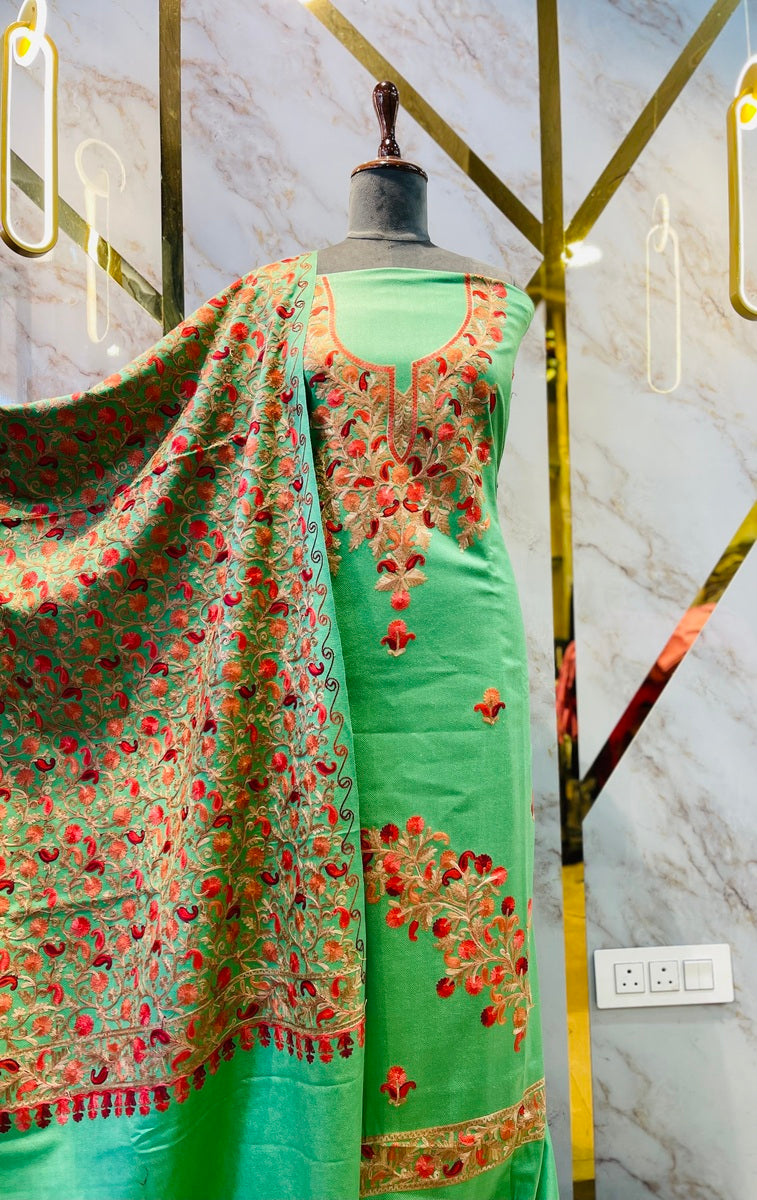 Kashmiri 🥶 winter pure suit (💯%handmade )