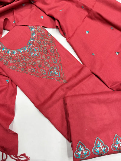 Kashmiri 🥶 winter pure suit (💯%handmade) 2025