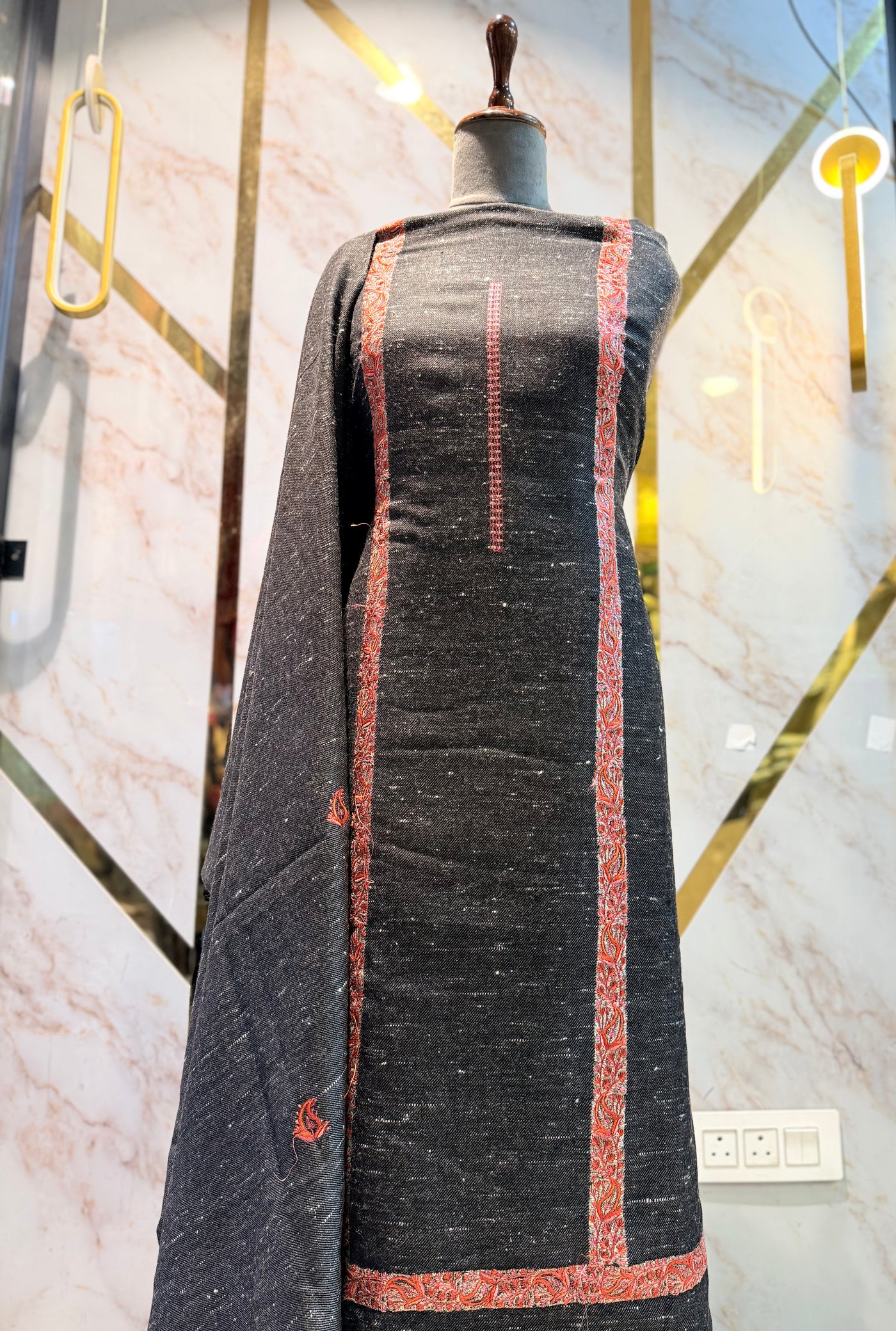 Kashmiri 🥶 winter pure yak wool suit (💯%handmade) 2025