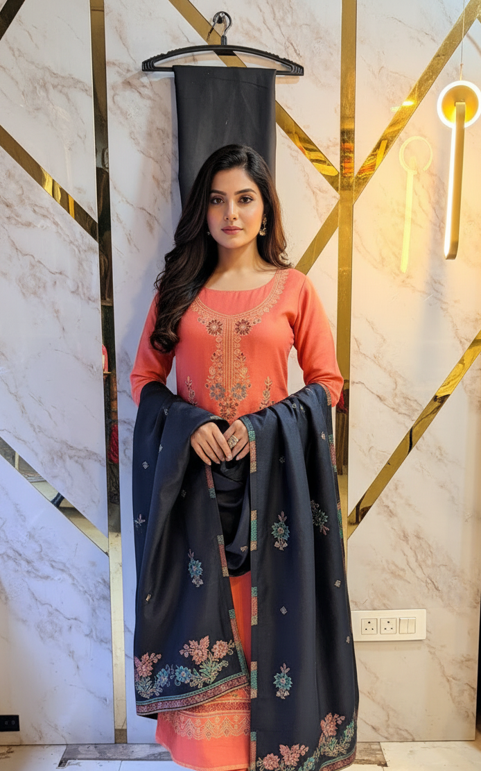 Kashmiri Woollen party 🎉 suit 🥶