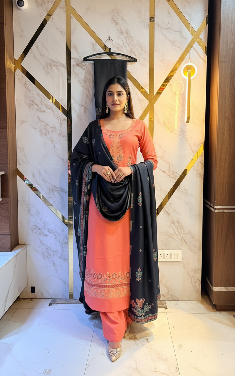 Kashmiri Woollen party 🎉 suit 🥶