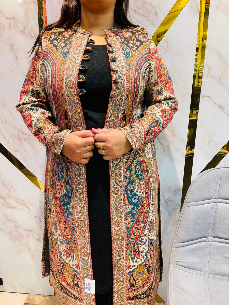 Beautiful Kashmiri kani winter 🥶 Ready made jacket suit