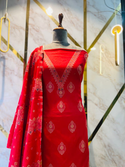 Premium kani Wollen Party Suits (100% Handmade)