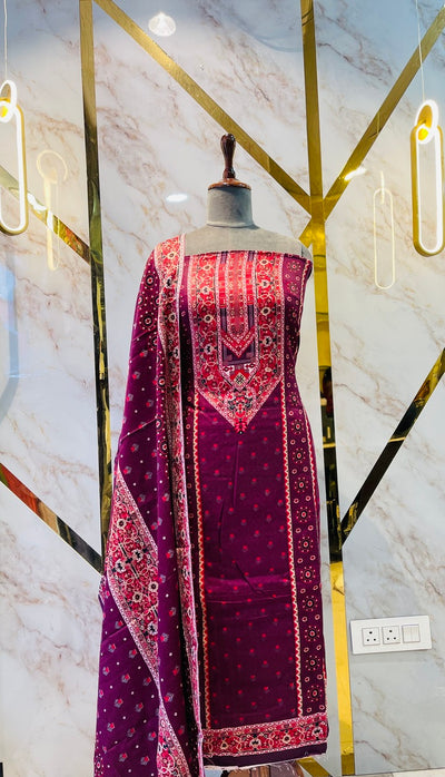 Premium pashmina Digital Print Winter 🥶 Suit