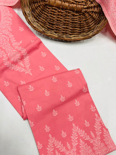 Premium cotton kani cotton suit.