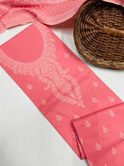 Premium cotton kani cotton suit.