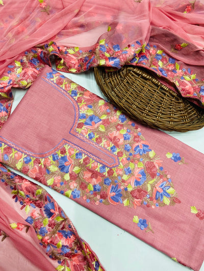 Premium cotton kashmiri Karigiri Suit❤️🧵