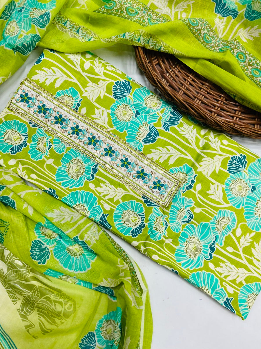 premium karigiri cotton suit