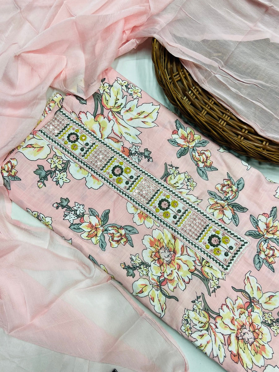 premium karigiri cotton suit