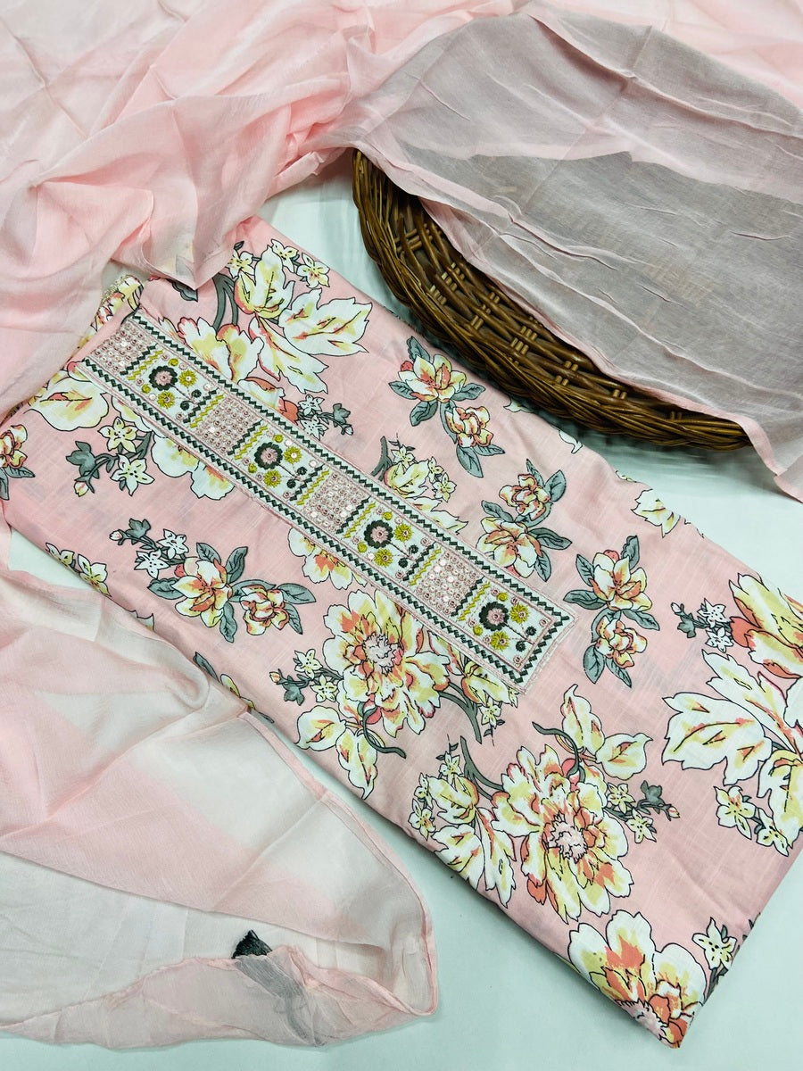 premium karigiri cotton suit