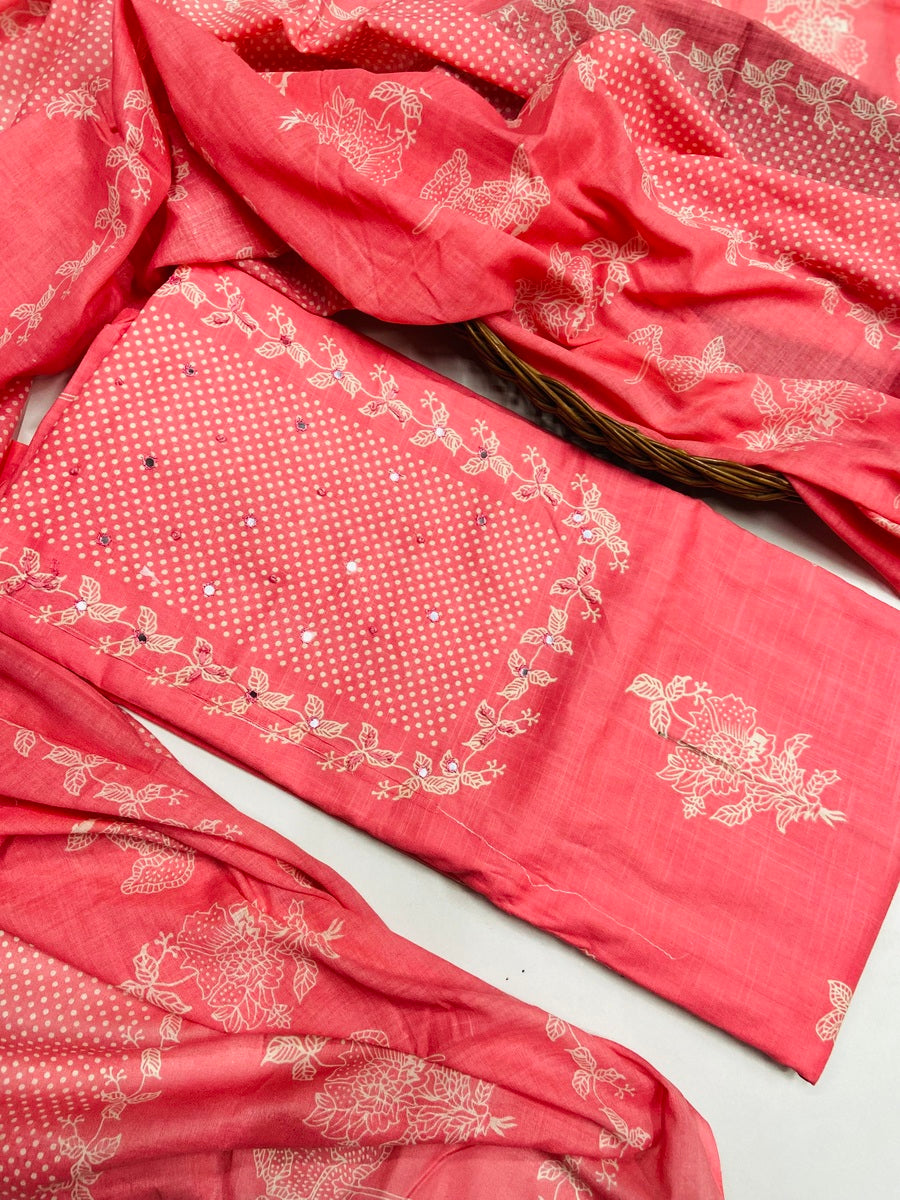 premium karigiri cotton suit