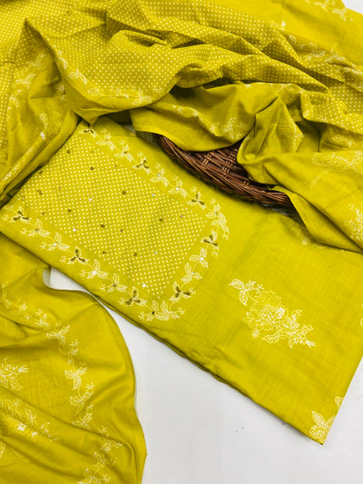 premium karigiri cotton suit
