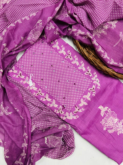 premium karigiri cotton suit