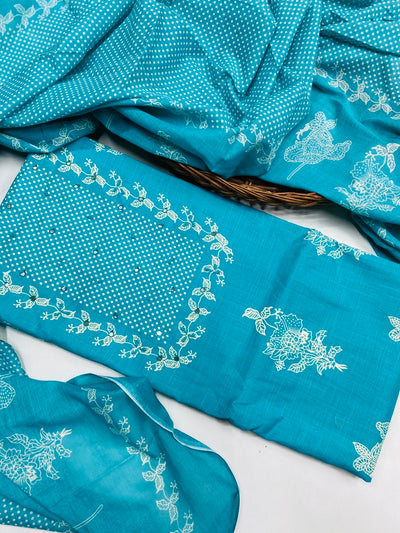 premium karigiri cotton suit