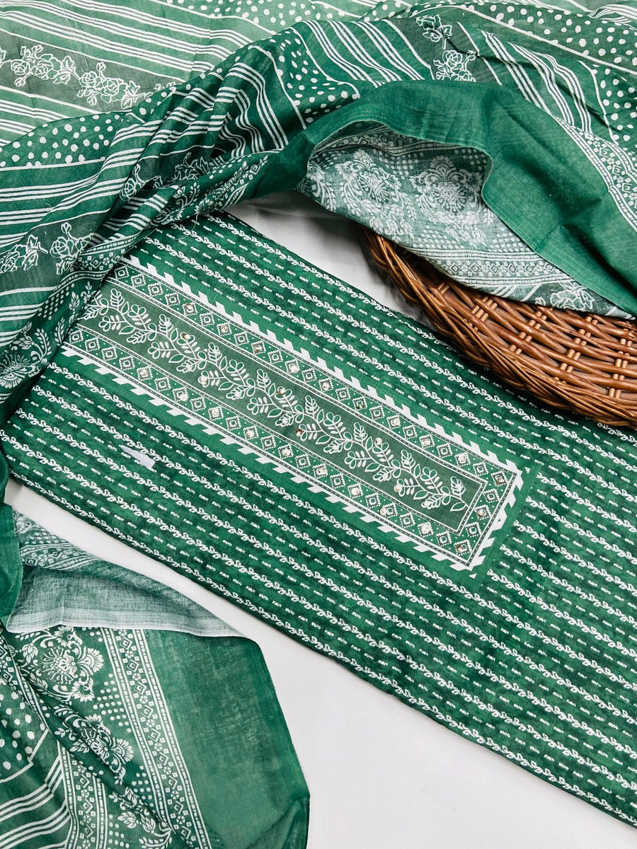 premium karigiri cotton suit