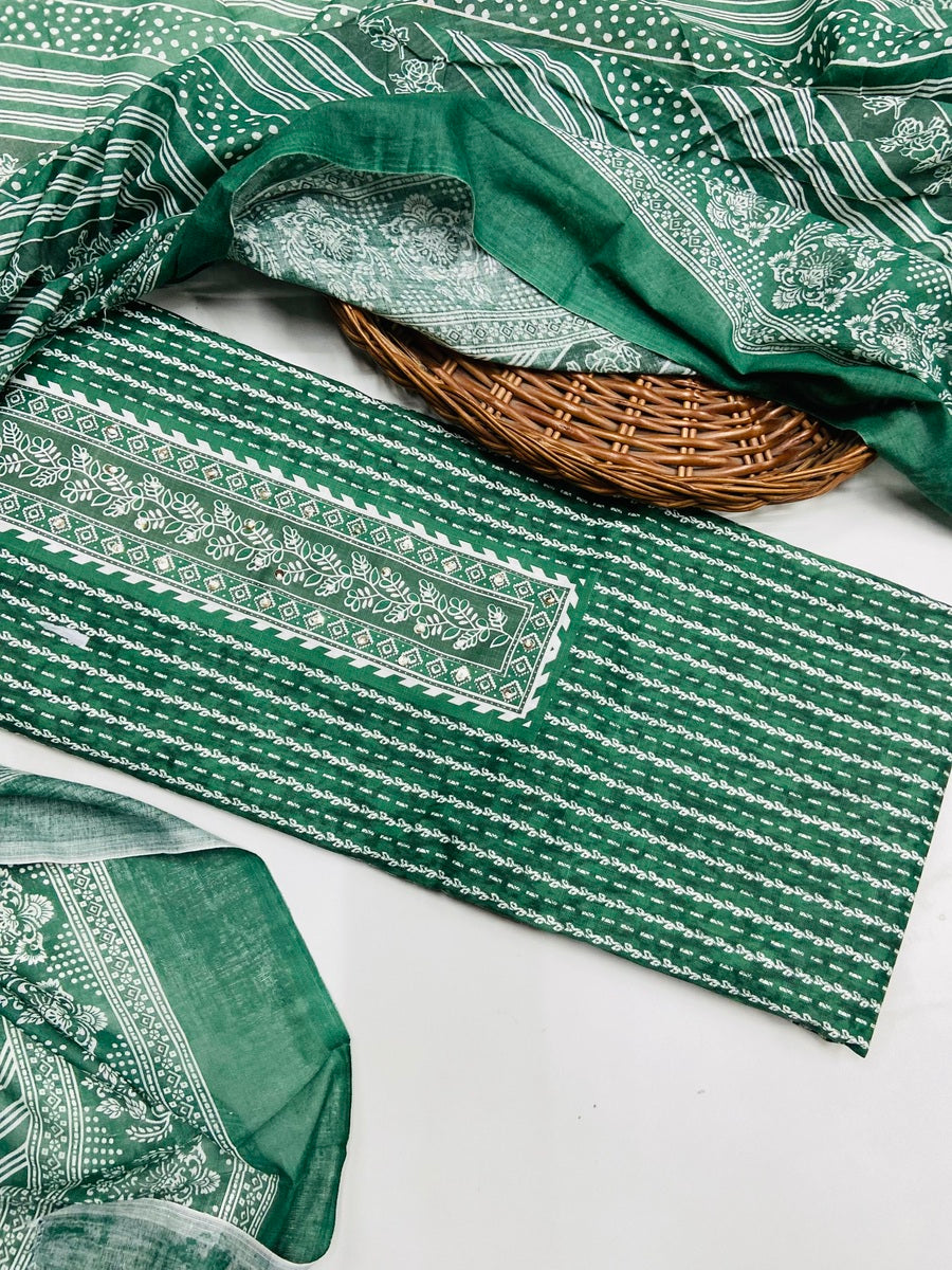 premium karigiri cotton suit
