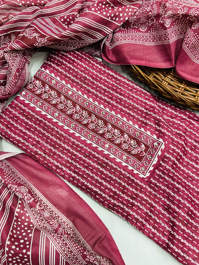 premium karigiri cotton suit