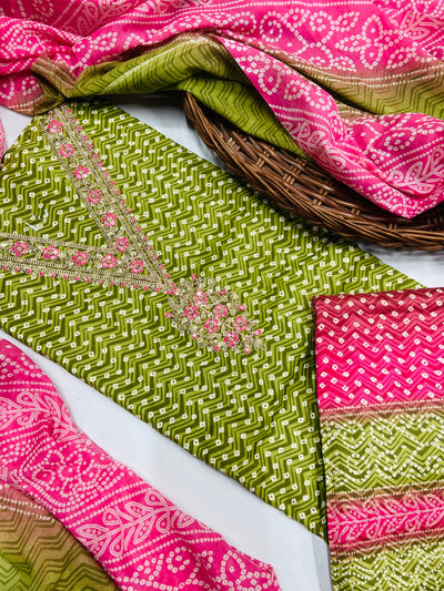 premium karigiri cotton suit