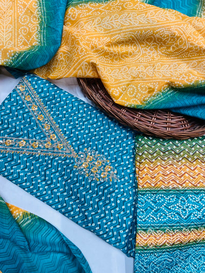 premium karigiri cotton suit