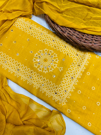 premium karigiri cotton suit