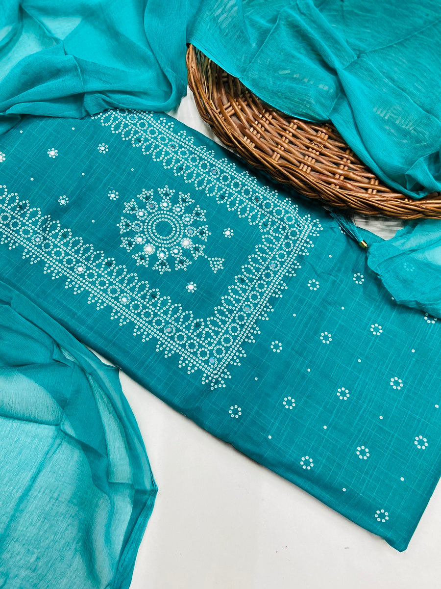 premium karigiri cotton suit