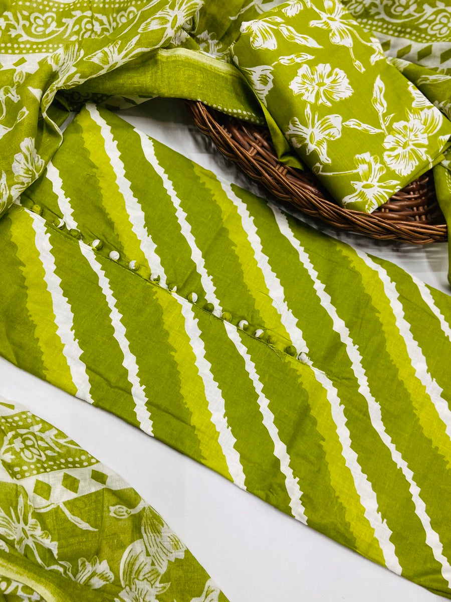 premium karigiri cotton suit