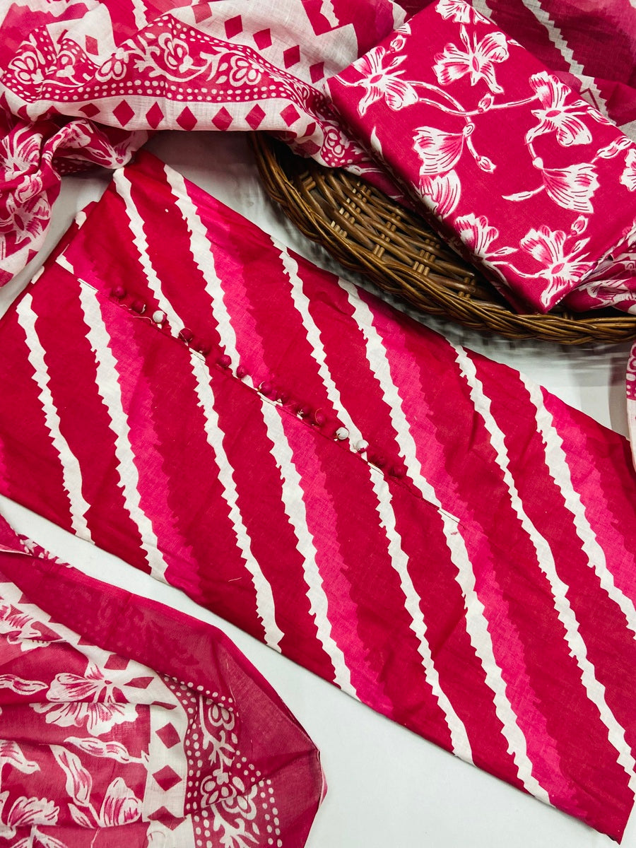 premium karigiri cotton suit