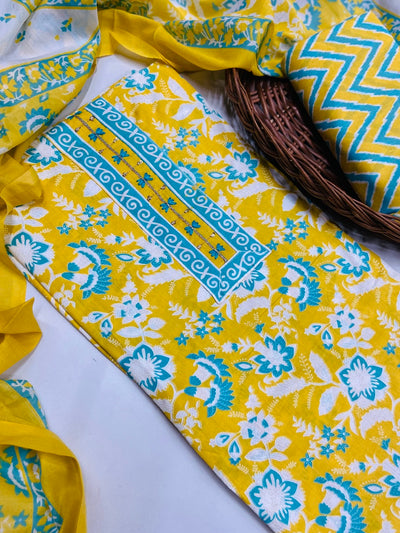 premium karigiri cotton suit