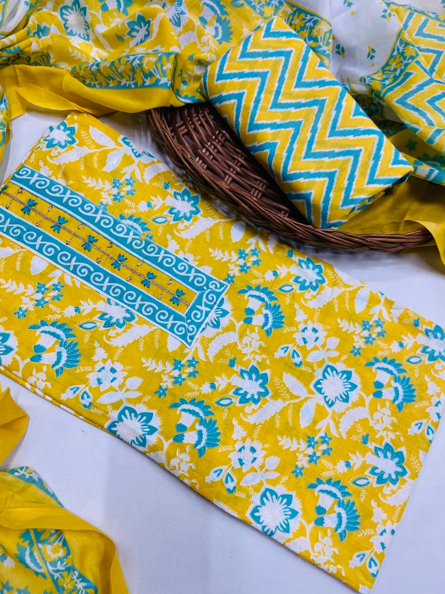 premium karigiri cotton suit