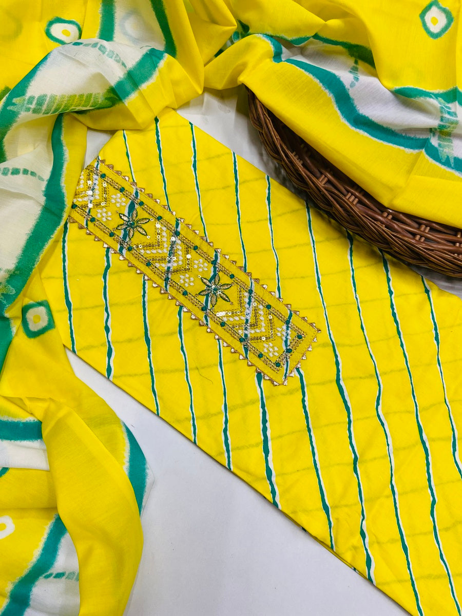 premium karigiri cotton suit