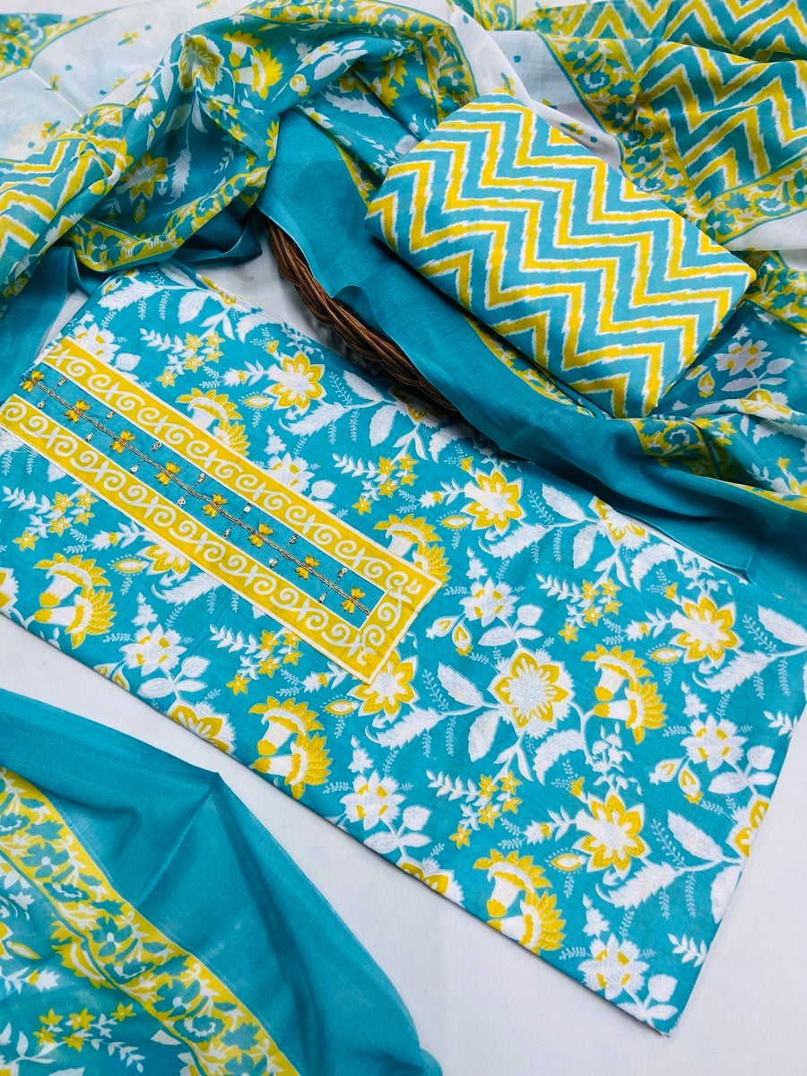 premium karigiri cotton suit