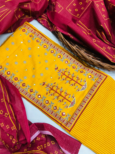premium karigiri cotton suit