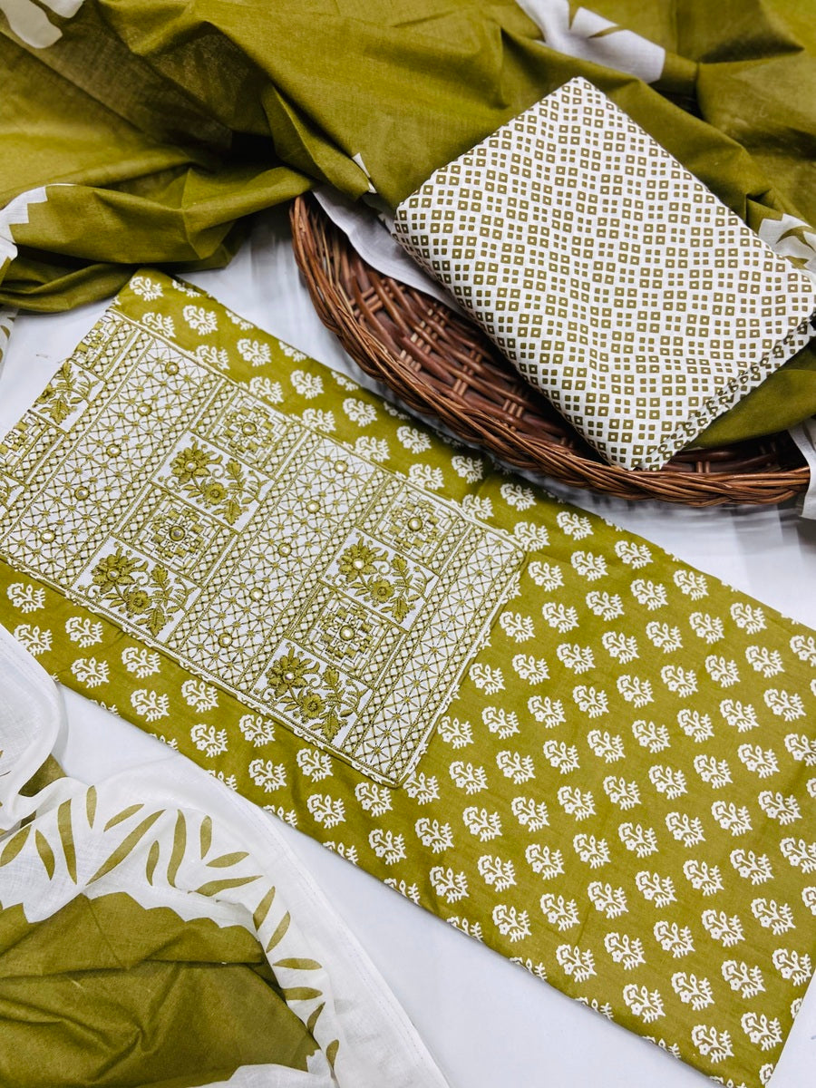 premium karigiri cotton suit