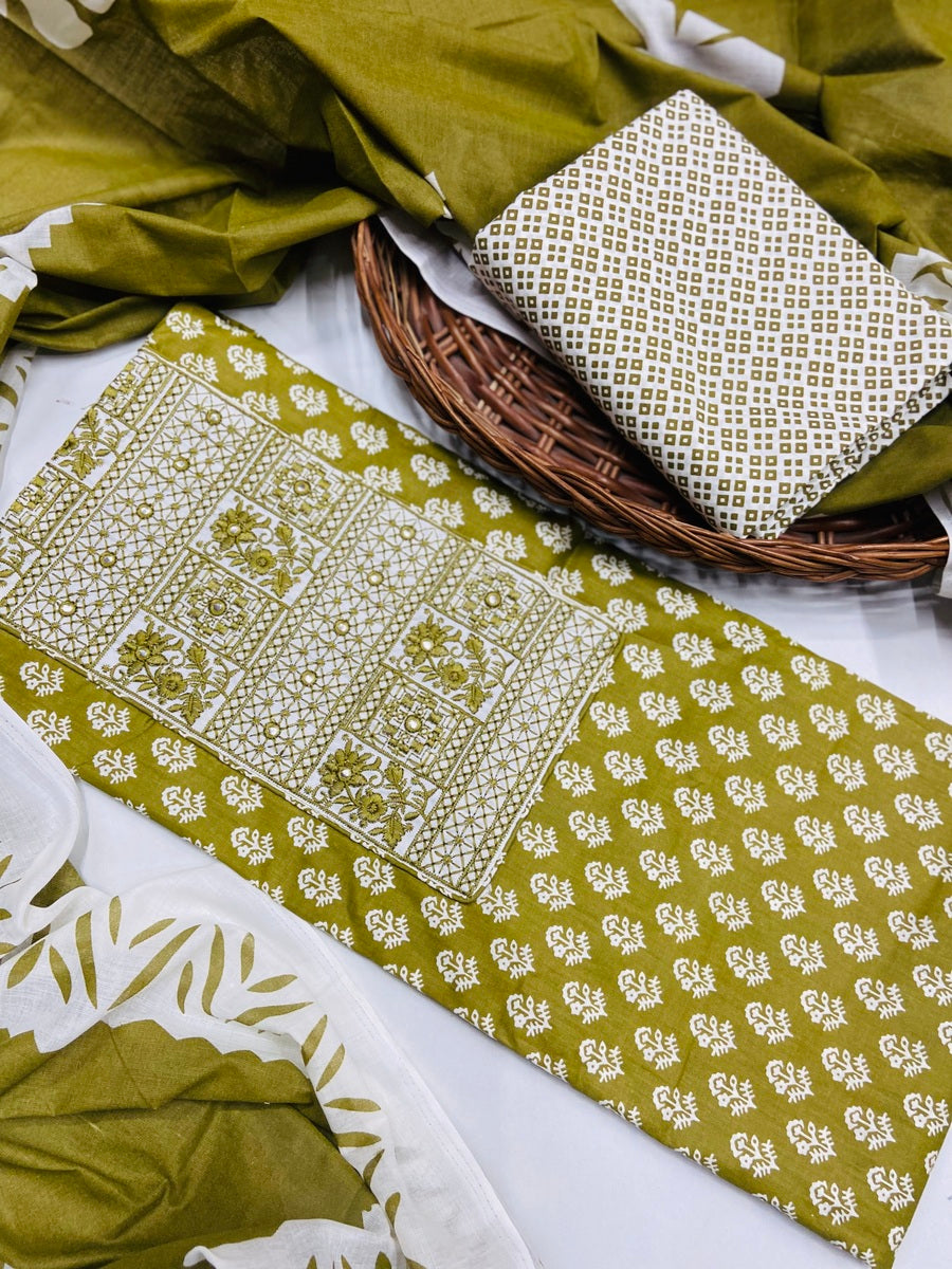 premium karigiri cotton suit