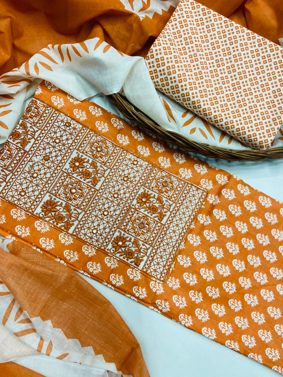 premium karigiri cotton suit
