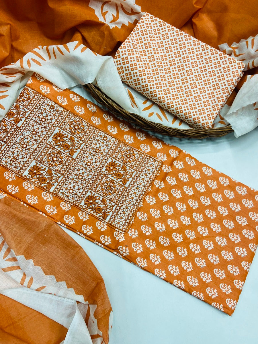 premium karigiri cotton suit